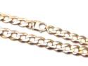 9ct Yellow Gold Curb Chain 24 inch