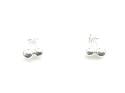 Silver Cherry Earring Studs