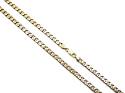 9ct Yellow Gold Curb Chain 20 1/2 Inch