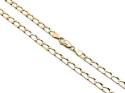 9ct Yellow Gold Curb Chain 21 1/2 Inch