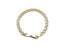 9ct Yellow Gold Double Curb Bracelet