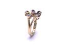 9ct Multi Sapphire Flower Ring