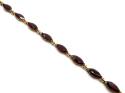 9ct Yellow Gold Garnet Bracelet