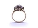 9ct Yellow Gold CZ Cluster Ring