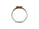 9ct Yellow Gold Flat Heart Ring