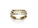 9ct Yellow Gold 'SISTER' Ring