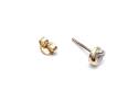 14ct Diamond Stud Single Earring