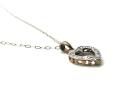 9ct Diamond Heart Pendant & Chain