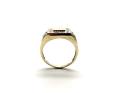 9ct Yellow Gold Diamond Signet Ring