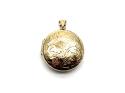 9ct Yellow Gold Round Domed Locket