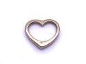 9ct Yellow Gold Cutout Heart Pendant