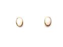 9ct Yellow Gold Opal Stud Earrings