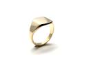 9ct Yellow Gold Plain Signet Ring