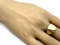 9ct Yellow Gold Plain Signet Ring