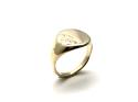 9ct Yellow Gold Oval Signet Ring