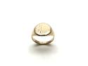 9ct Yellow Gold Oval Signet Ring