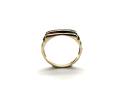 9ct Yellow Gold Gents Diamond Ring