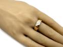 9ct Yellow Gold CZ Ring