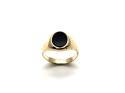 9ct Yellow Gold Onyx Signet Ring