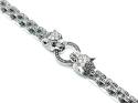 Silver Marcasite & CZ Panther Fancy Bracelet