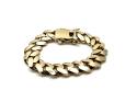 9ct Yellow Gold Curb Bracelet 8 inch