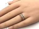 9ct Diamond Stacker Rings 0.49ct