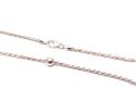 Silver Rope Bead Anklet 10 Inch