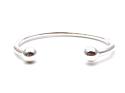 Silver Torque Bangle 68mm