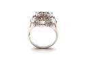 Silver Lion CZ Head Ring