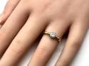 18ct Yellow Gold Diamond Solitaire Ring