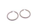 9ct Yellow Gold Plain Hoop Earrings