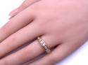 14ct Yellow Gold CZ Eternity Ring