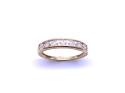 14ct Yellow Gold CZ Eternity Ring