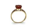 9ct Red Andesine Solitaire Ring