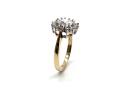 9ct Yellow Gold CZ Cluster Ring