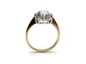 9ct Yellow Gold CZ Cluster Ring