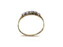 9ct Yellow Gold CZ 5 Stone Ring