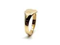 9ct Yellow Gold Heart Signet Ring