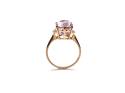 9ct Kunzite & Diamond Ring