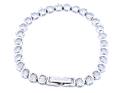 Silver CZ Tennis Bracelet 7.5 Inch