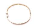 9ct Two Colour Bangle