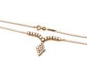 9ct Yellow Gold Diamond Necklet