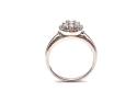 9ct Diamond Cluster Ring 0.52ct