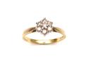 9ct Diamond Cluster Ring 0.25ct