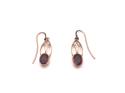 9ct Yellow Gold Garnet Stud Earrings