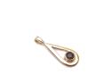 9ct Yellow Gold Garnet Pendant