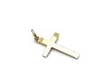 9ct Yellow Gold Cross Pendant 12x20mm