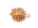 9ct Yellow Gold Hedgehog Charm