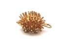 9ct Yellow Gold Hedgehog Charm