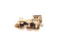 9ct Yellow Gold Traction Engine Charm